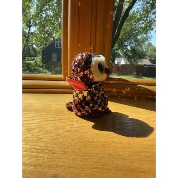 5” TY Checks Sequence Owl Beanie Plush Stuffed Animal - Picture 2 of 5